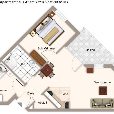 Apartmenthaus Atlantik Apartmenthaus Atlantik 213 Ostseebad Kühlungsborn المظهر الخارجي الصورة